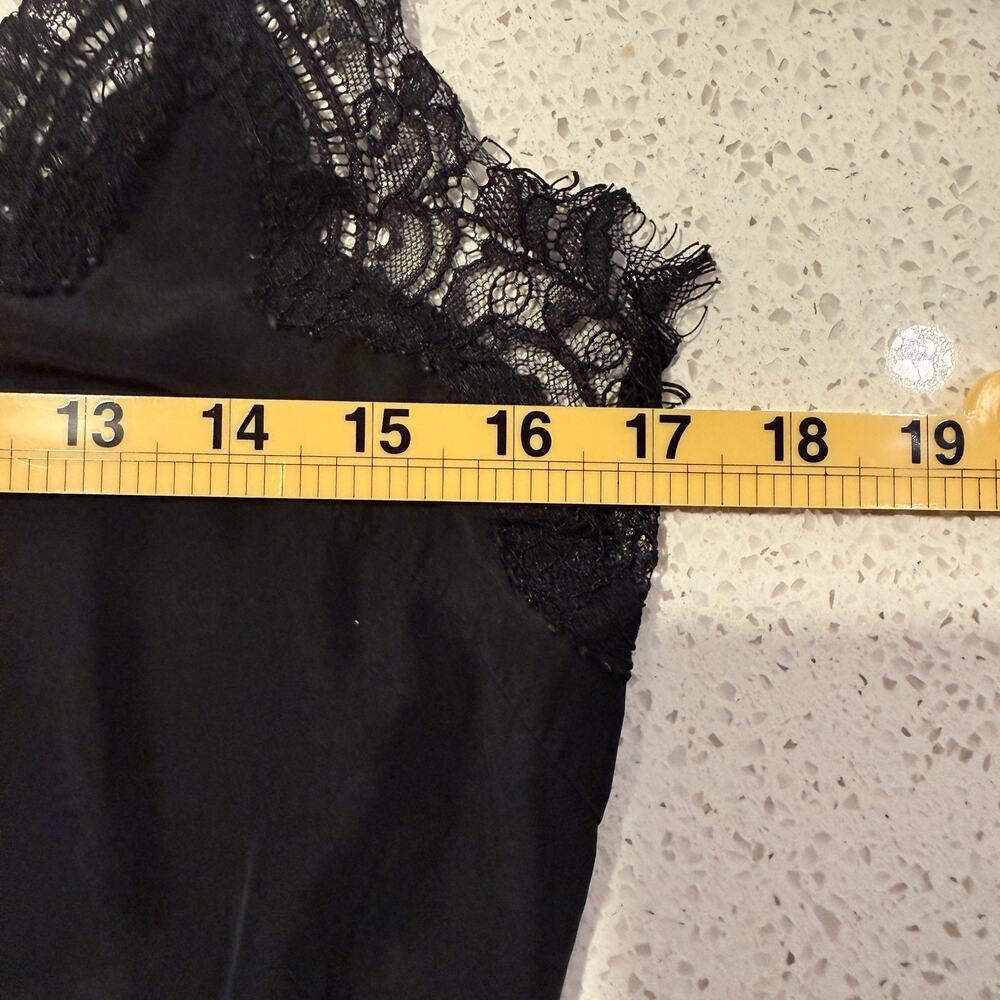 Gold Hawk Coco Black Lace Romper Silk Whimsigoth Sexy Medium Lace Luxury Chic - Picture 10 of 10